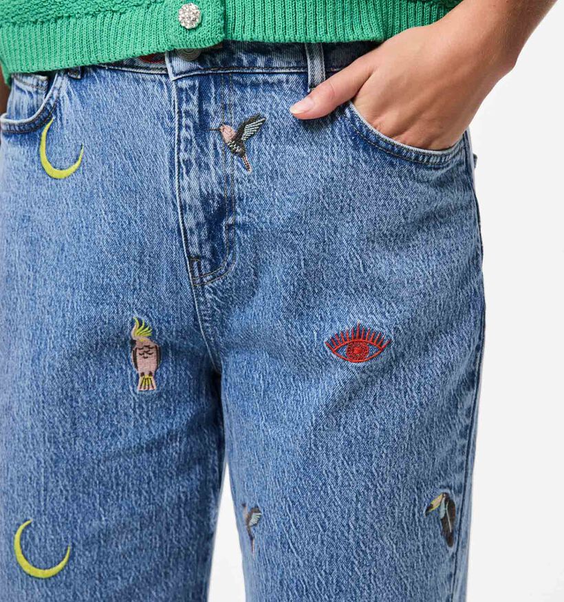 Pieces Jidi Straight leg jeans en Bleu pour femmes (362254)