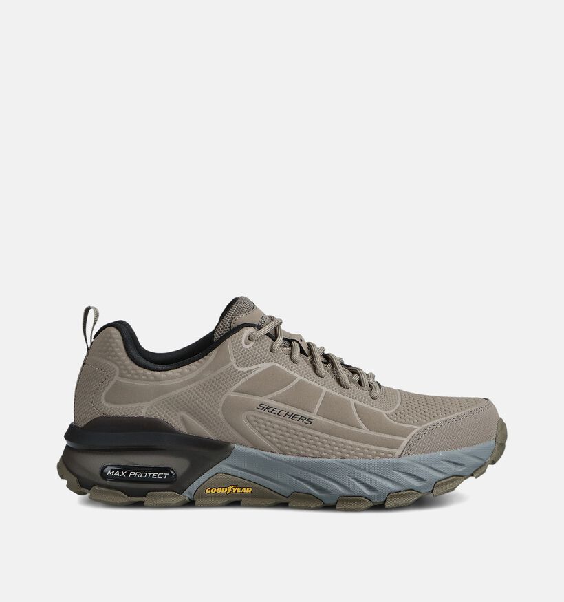 Skechers Max Protect Ironguard Taupe Sneakers voor heren (366496)