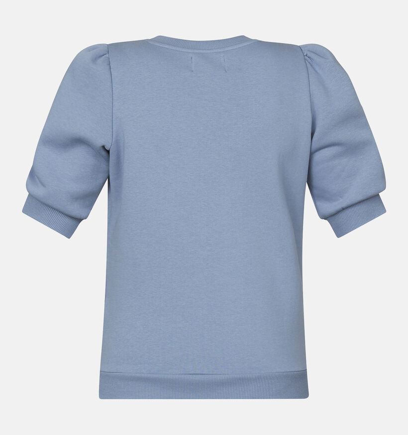 SISTERS POINT N.Peva Pull avec manches bouffantes en Bleu pour femmes (349332)