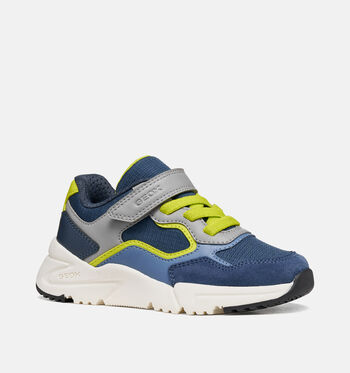 Geox Respira Low Baskets Bleu