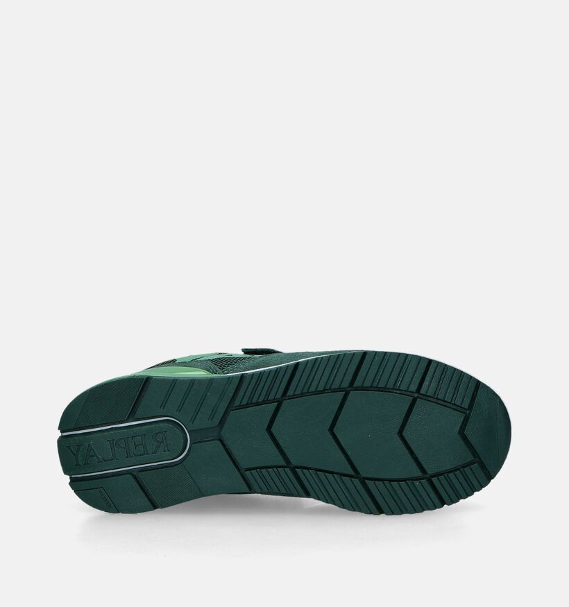 Replay Shoot Jr 8 Groene Sneakers voor jongens (336750) - geschikt voor steunzolen