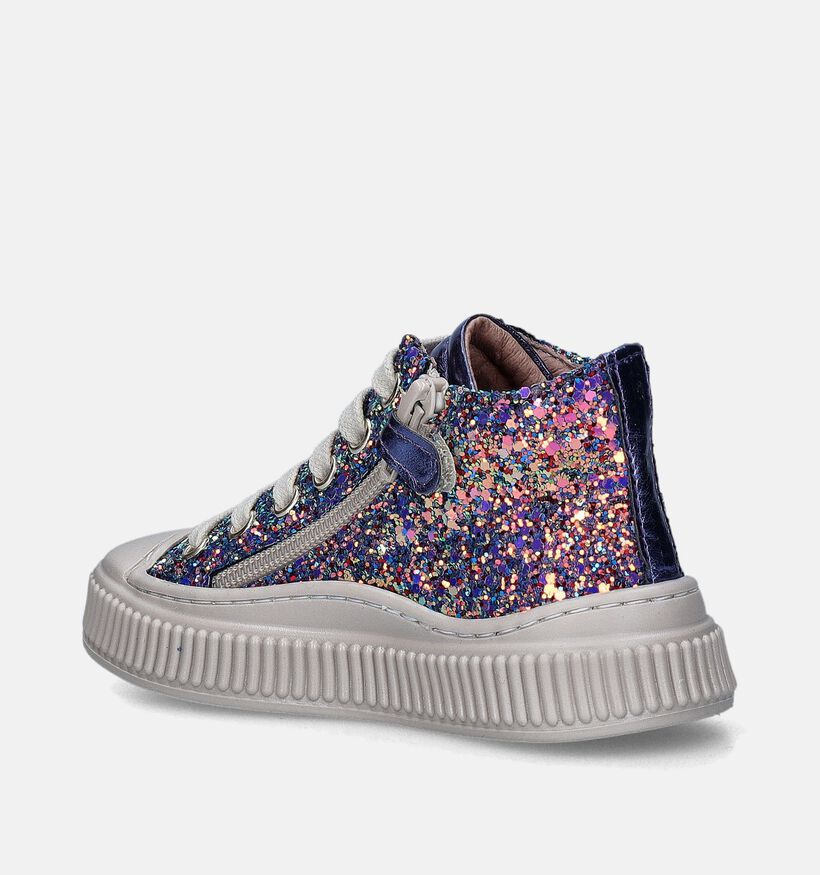 Bana & Co Paarse Hoge schoenen voor meisjes (356168) - geschikt voor steunzolen