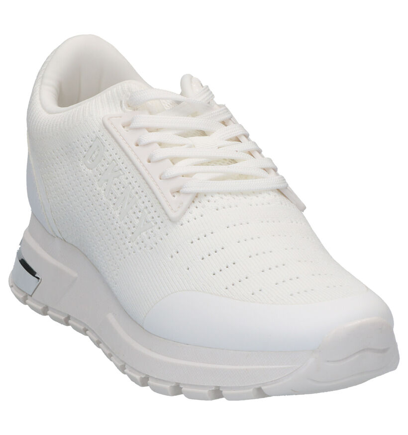 DKNY Melz Chaussures à lacets en Blanc en simili cuir (272577)
