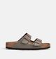 Birkenstock Arizona Nu-pieds en Gris pour hommes (382201)