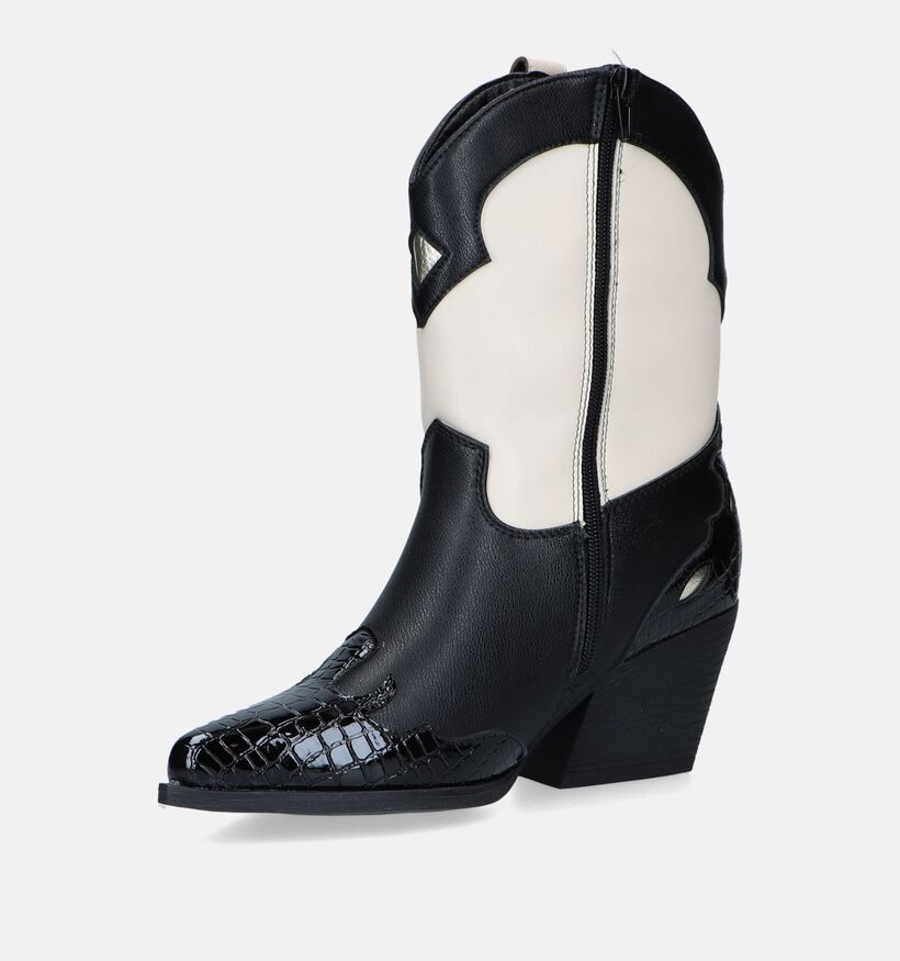 Poelman Bottes courtes en Noir pour femmes (331357)