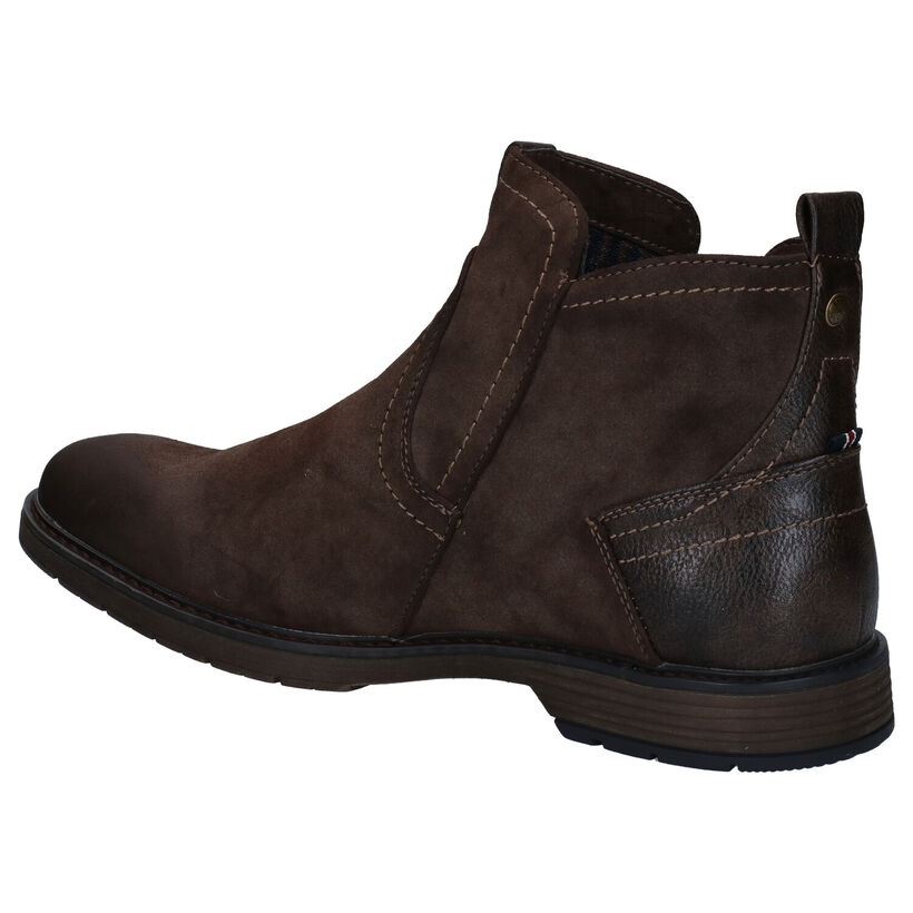 Mustang Bruine Boots in stof (280939)