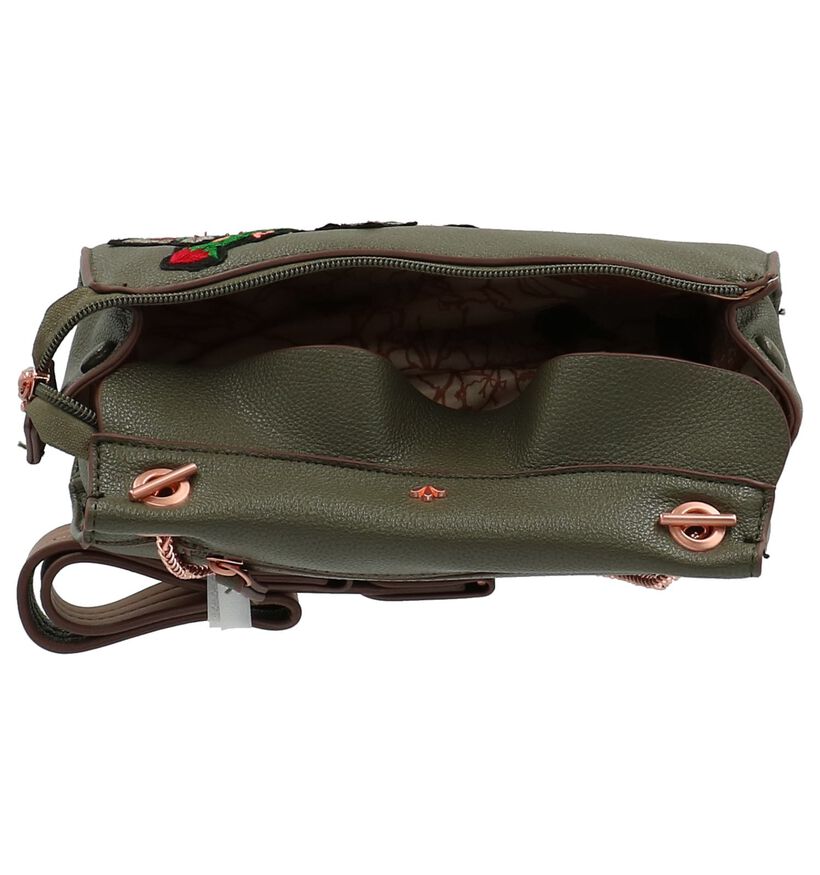 Nica Sacs à bandoulière en Vert kaki en simili cuir (203820)