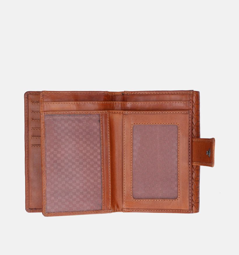 Label M Porte-monnaies zippé en Marron pour hommes (365812)