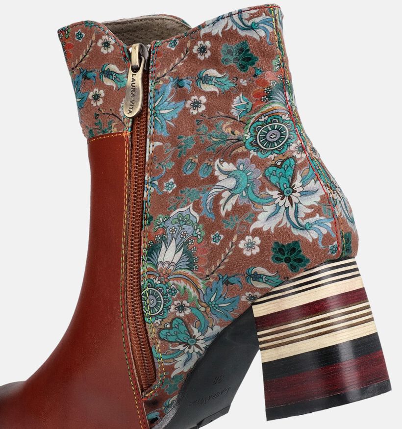 Laura Vita Idcorao 03 Bottines en Cognac pour femmes (381108)