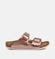 Birkenstock Arizona Electric Metallic Ros&eacute; Gouden Slippers voor meisjes (368280)