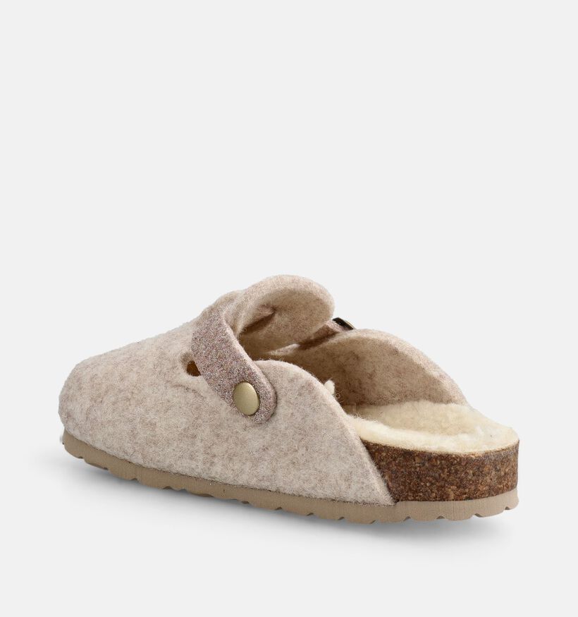 Little David Nu-pieds Teddy en Beige pour filles (381137)