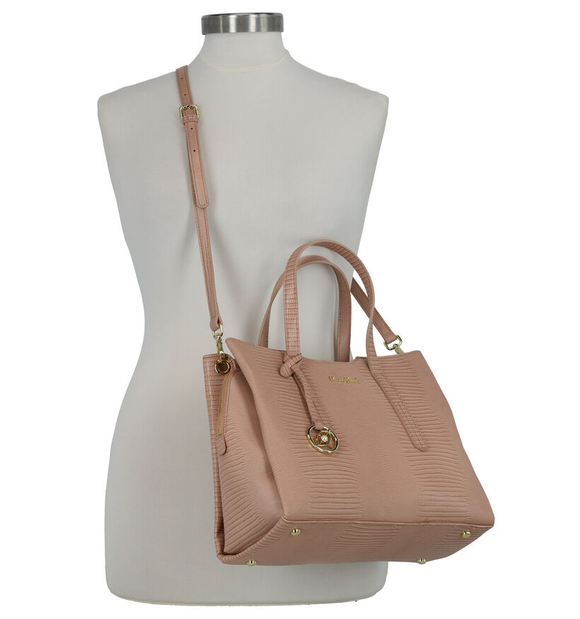 Kisses of Pearl Michelle Sac à Main en Bleu en simili cuir (273749)