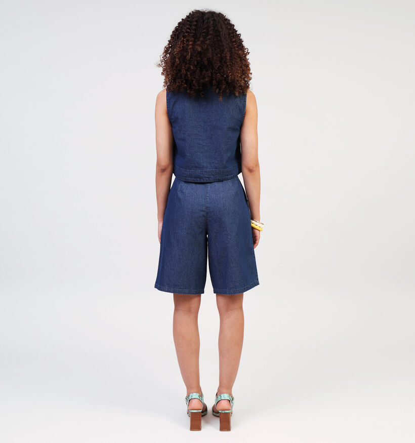 Pieces Tenim Blauw Jeans Topje voor dames (357401)