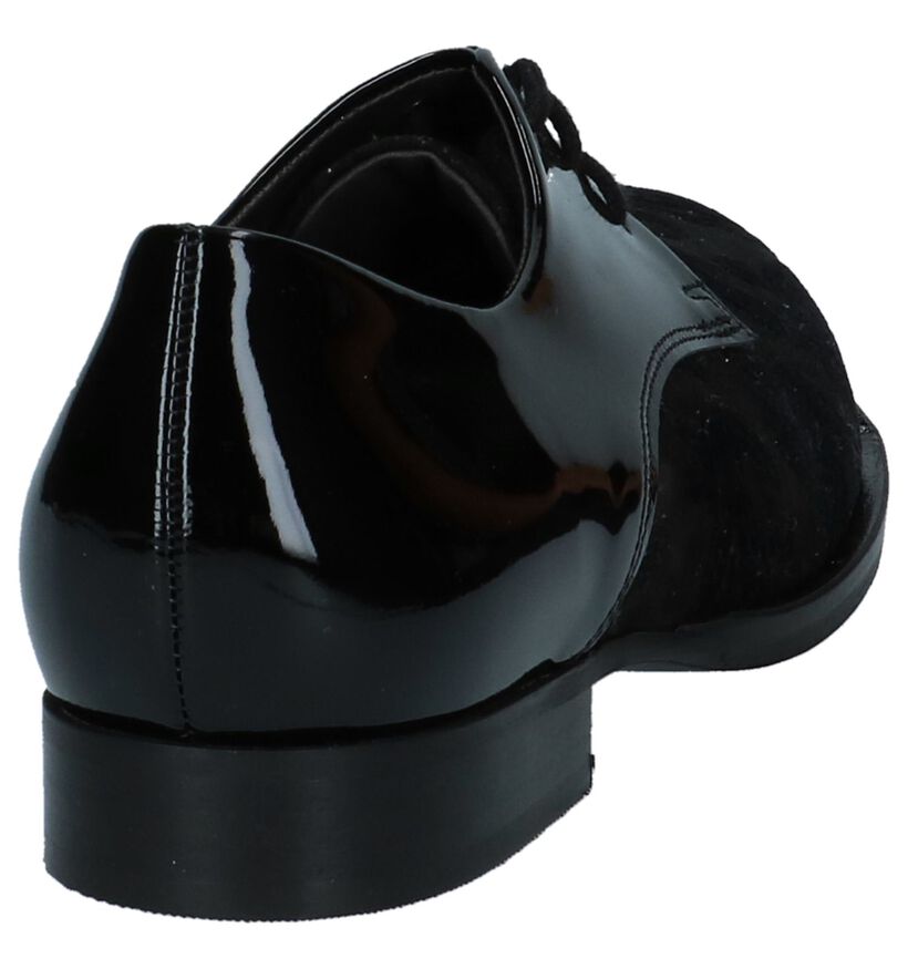 Gabor Zwarte Oxford Schoenen in kunstleer (231333)