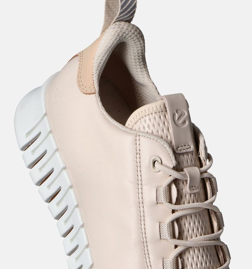ECCO Gruuv Chaussures à lacets en Beige pour femmes (353342) - pour semelles orthopédiques