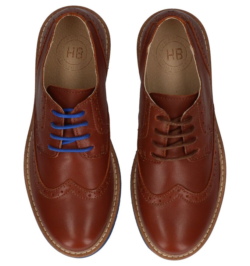 Hampton Bays Chaussures basses en Cognac en cuir (218302)