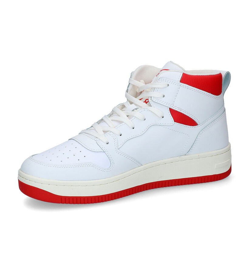 Tommy Hilfiger Baskets montantes en Blanc en cuir (296043)