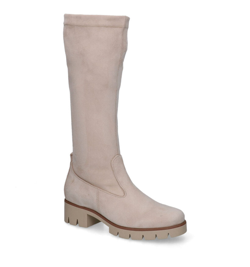 Gabor Best Fitting Bottes en Beige en textile (315328)