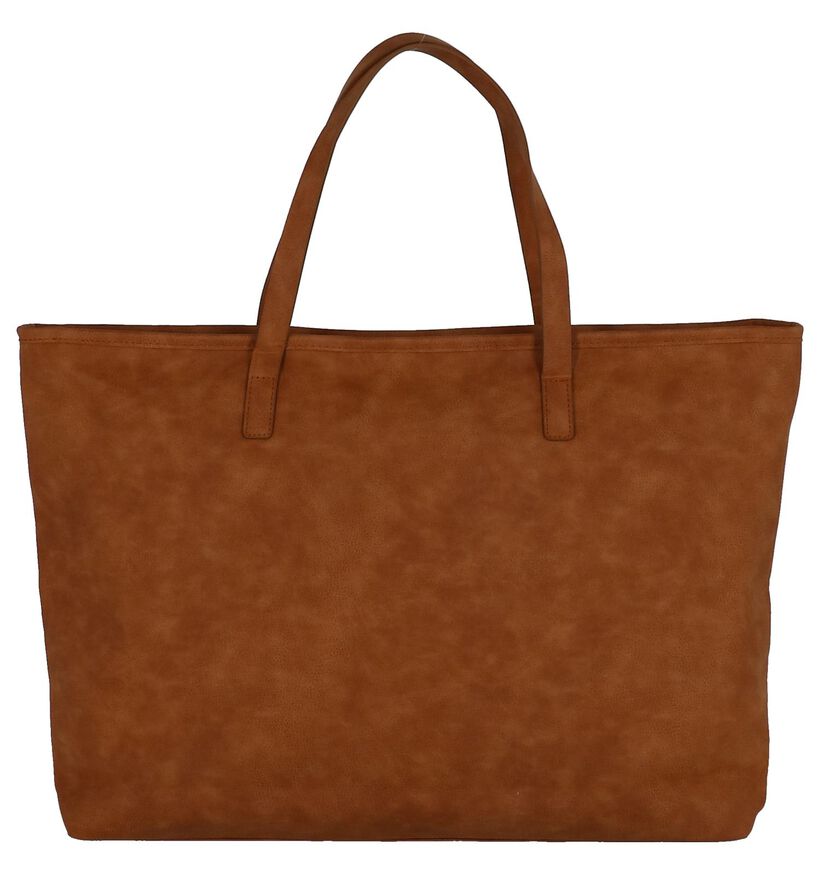 Cognac Shopper Tas Roxy Set It On Fire in kunstleer (241019)