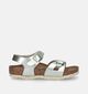 Birkenstock Rio Birko Flor Sandales en Or pour filles (338102)