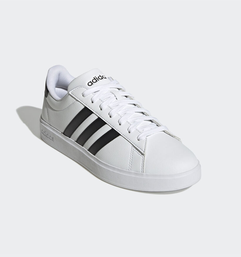 adidas Grand Court 2.0 Witte Sneakers voor jongens, heren (350086) - geschikt voor steunzolen