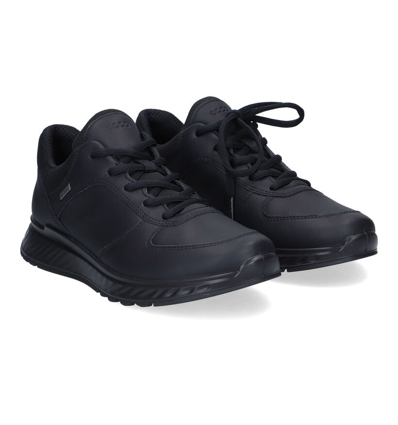 ECCO Exostride Chaussures à lacets en Noir pour femmes (314898) - pour semelles orthopédiques