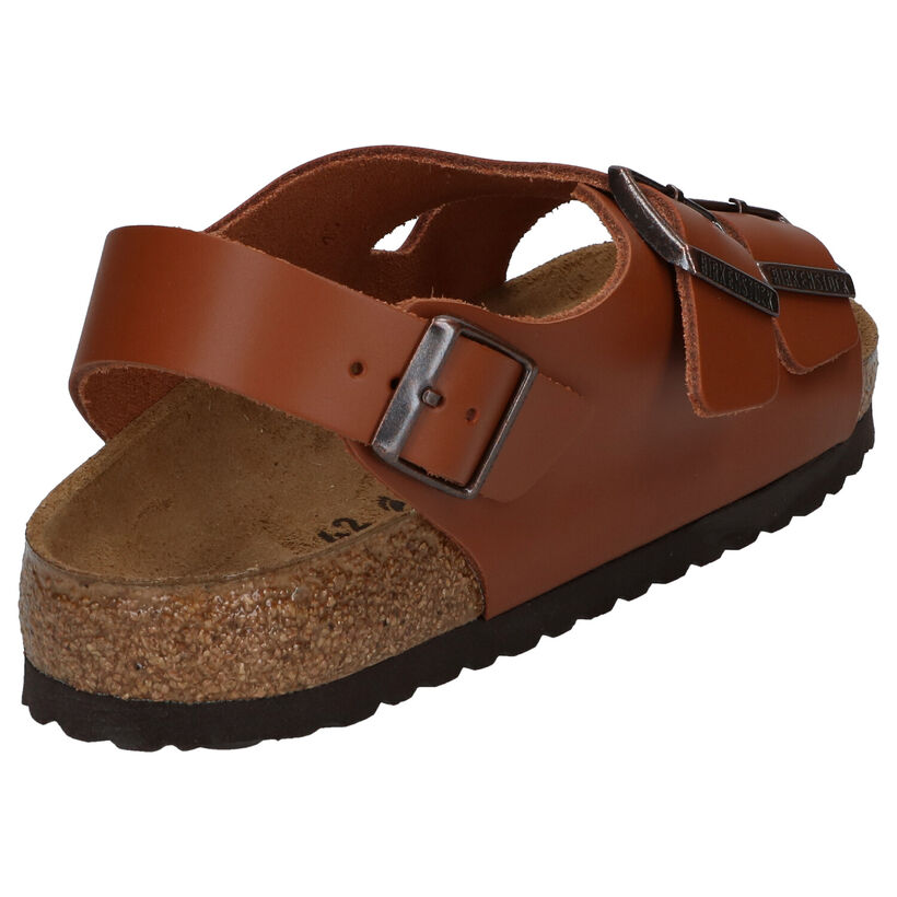 Birkenstock Milano Sandales en Marron pour hommes (337877)