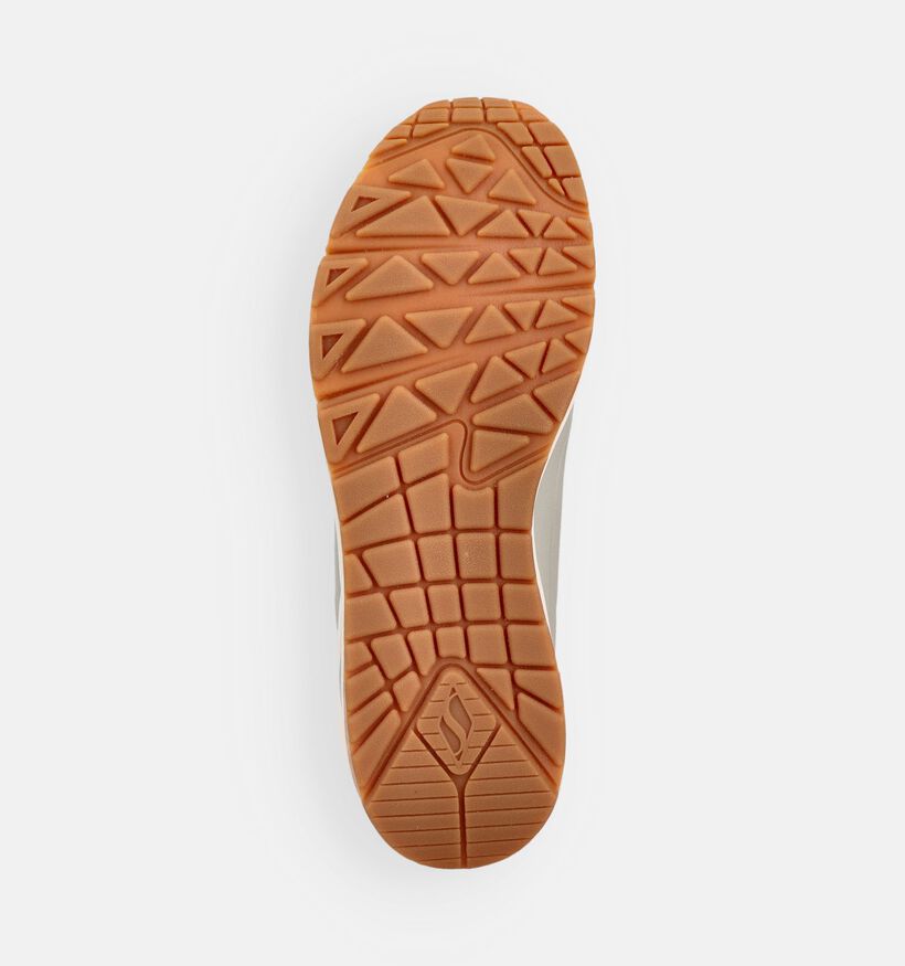 Skechers Uno Baskets basses en Blanc pour hommes (367477) - pour semelles orthop&eacute;diques