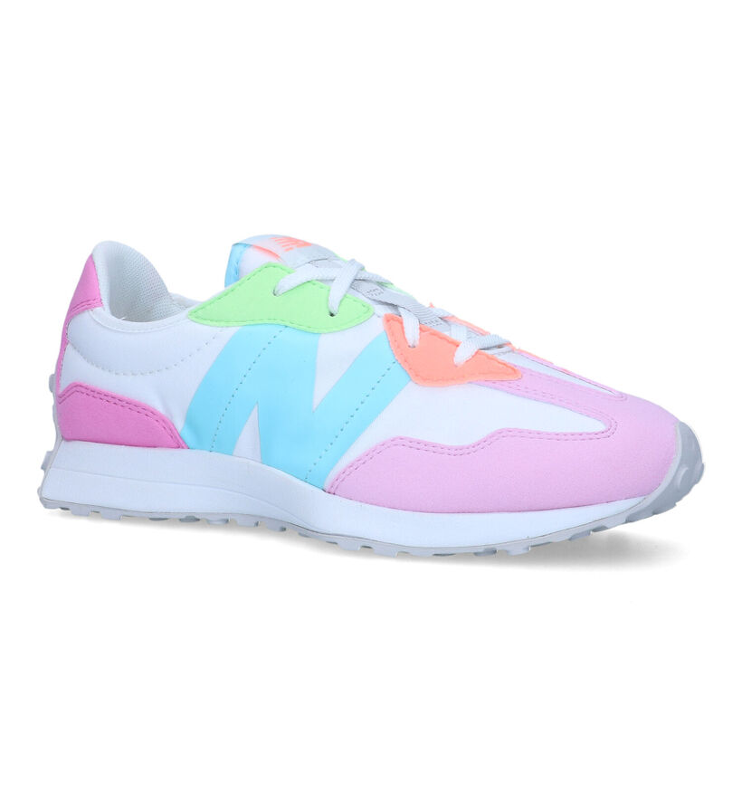 New Balance 327 Roze Sneakers voor meisjes (319333) - geschikt voor steunzolen