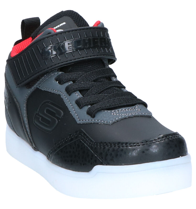 Skechers Energy Lights Baskets en Noir en simili cuir (256240)