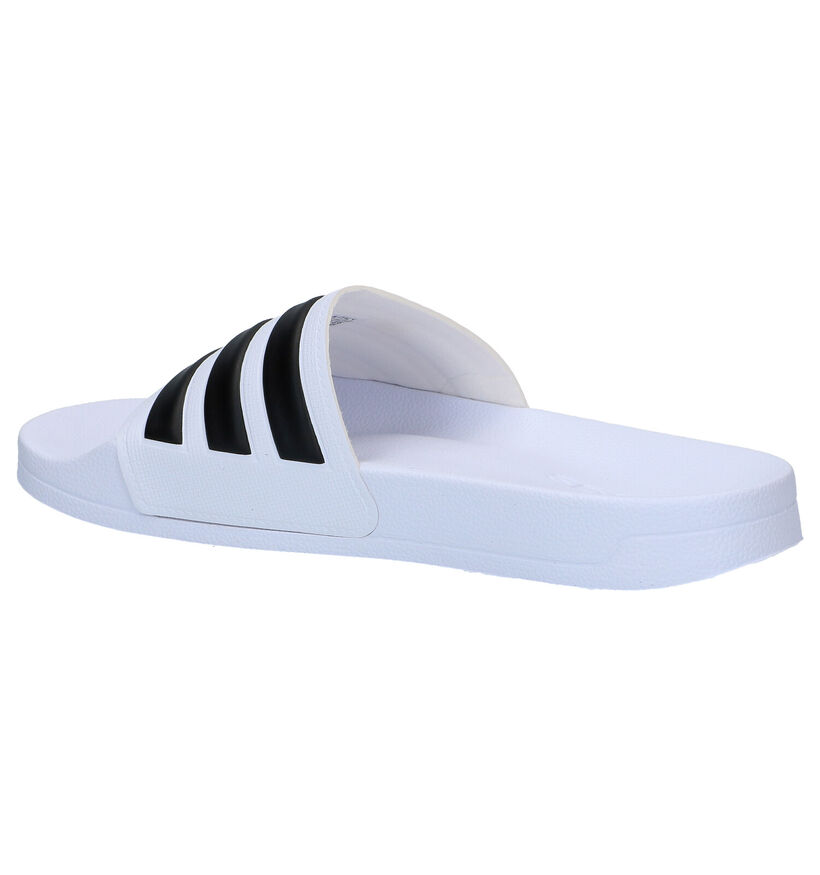 adidas Adilette Witte Badslippers in kunststof (290835)