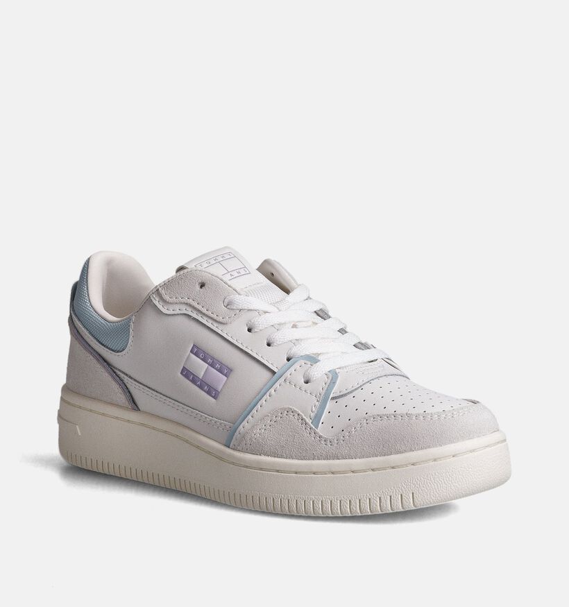 Tommy Hilfiger Tommy Jeans Retro Witte Sneakers voor dames (358701) - geschikt voor steunzolen