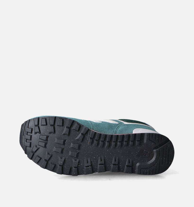 New Balance GC 574 Baskets en Vert pour garçons, filles (350574)