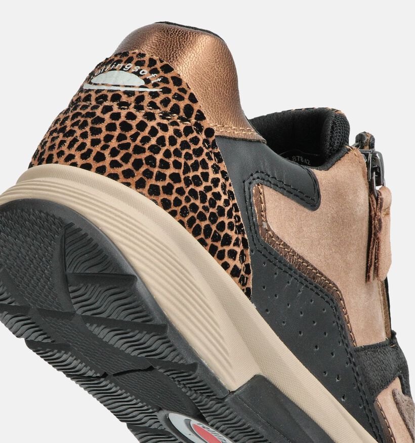 Gabor Rollingsoft Bruine Sneakers voor dames (360335) - geschikt voor steunzolen