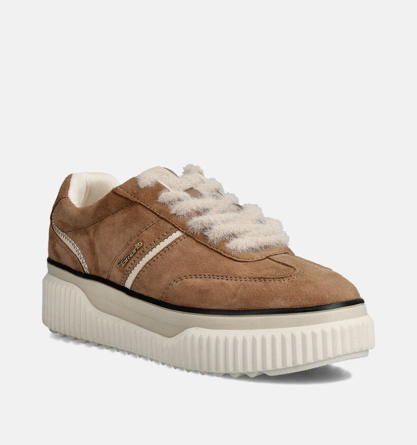 Tamaris Baskets en Camel pour femmes (360613) - pour semelles orthopédiques