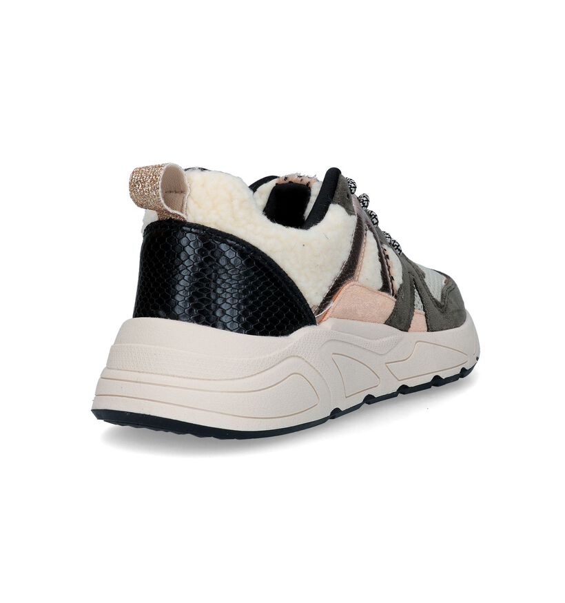 Posh by Poelman Kaki Sneakers voor dames (328562)