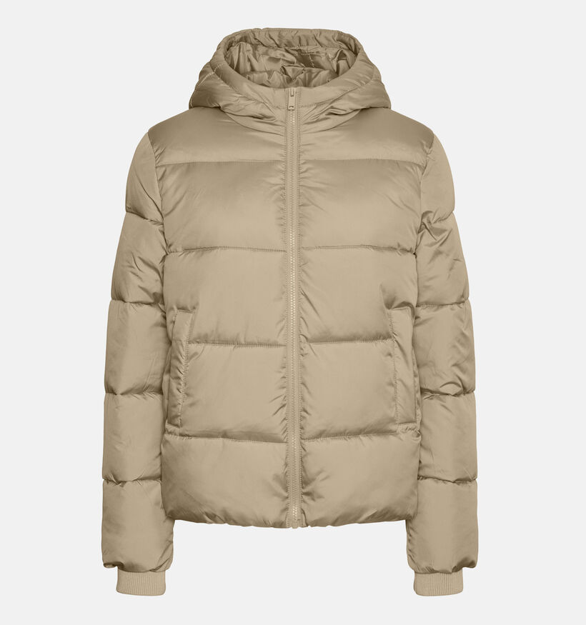 Pieces Bee Puffer Jacket Beige Jas voor dames (361159)