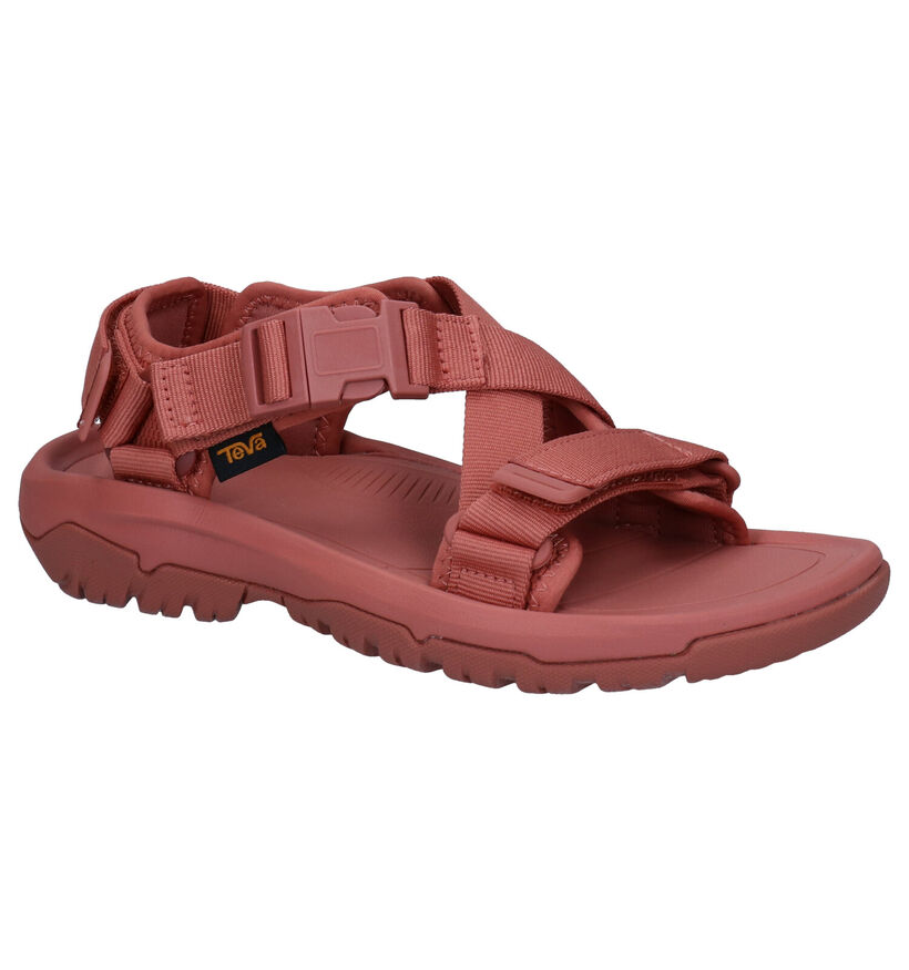 Teva Performance Oranje Sandalen in stof (289095)