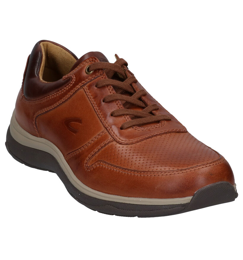 Camel Active Peak Chaussures à lacets en Cognac en cuir (291039)