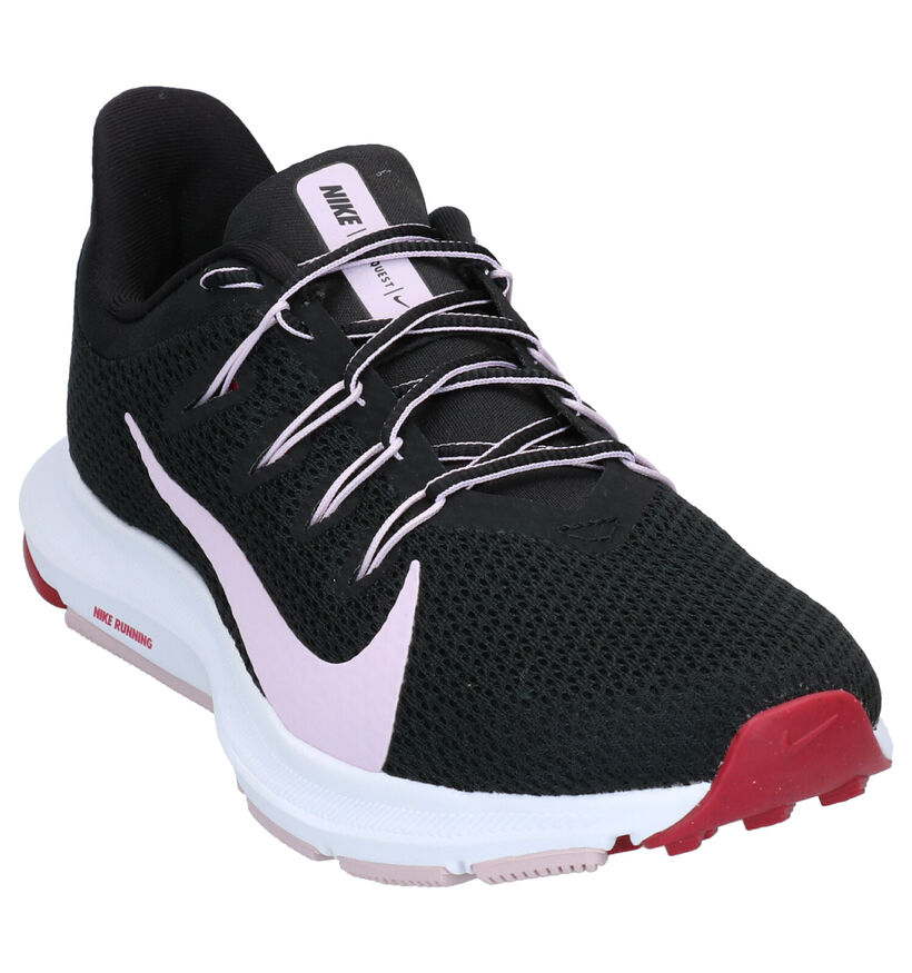 Nike Quest 2 Baskets en Noir en textile (265868)