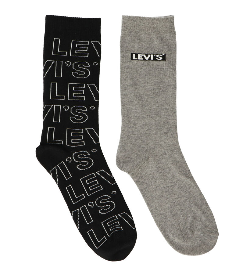 Levi's Chaussettes en Gris/Noir - 2 Paires (256636)