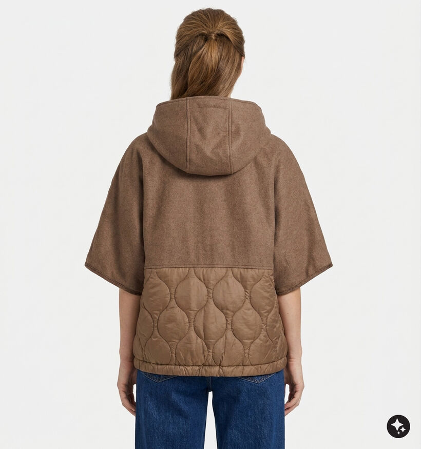 Laurent David Cordoba Donkerbruine Korte Jas voor dames (382018)