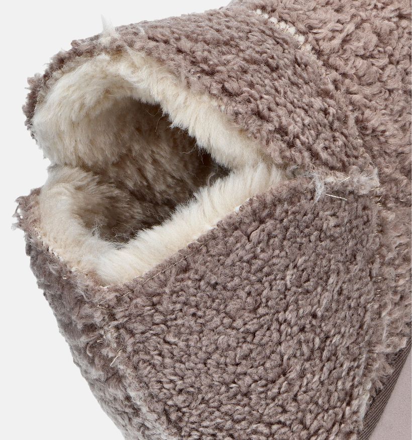 Torfs Home Taupe Hoge pantoffels voor dames (349388)