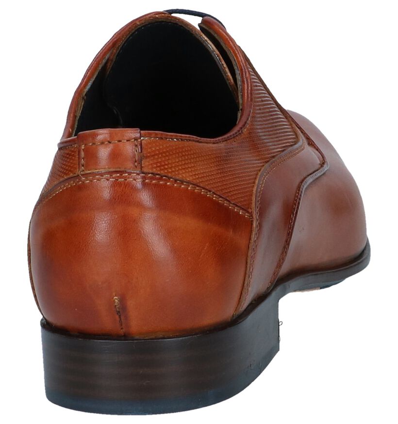 Via Borgo Chaussures habillées en Cognac en cuir (250384)