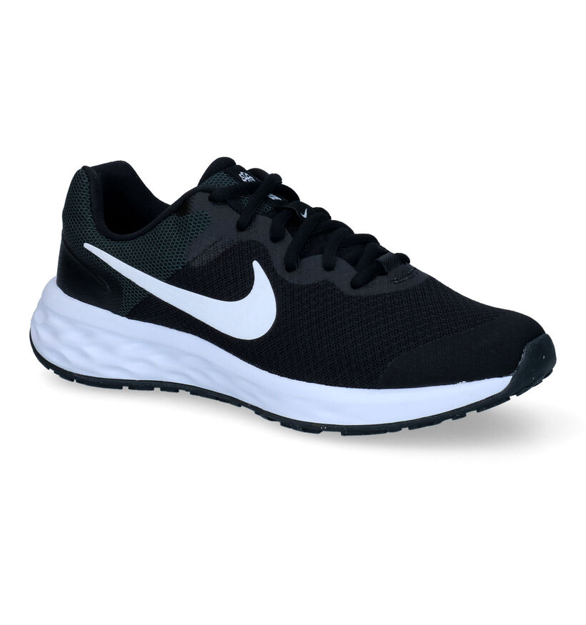 Nike Revolution 6 GS Baskets en Noir pour filles, garçons (325357)