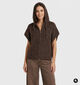 Deeluxe Original Aliama Donkerbruine Vest voor dames (382272)