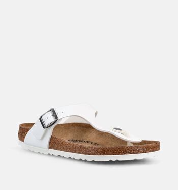 Birkenstock Gizeh Slippers Black/White/Graceful Pearl White/Blue/Copper