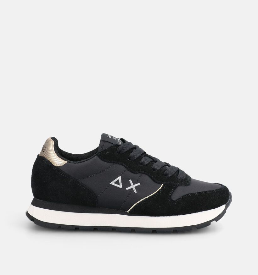 Sun68 Ally Silver Gold Zwarte Sneakers voor dames (379718) - geschikt voor steunzolen