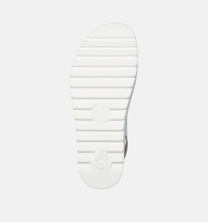 Mephisto Dominica Sandales avec talon compensé en Blanc pour femmes (354278)