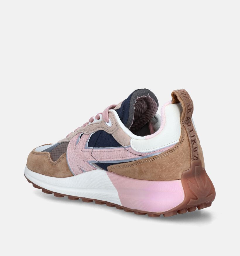 Kaotiko Detroit Beige Sneakers voor dames (346086) - geschikt voor steunzolen
